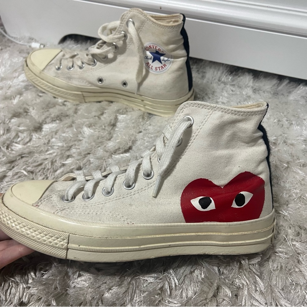 Converse x Comme des Garçons PLAY Chuck 70. Women’s size 9.